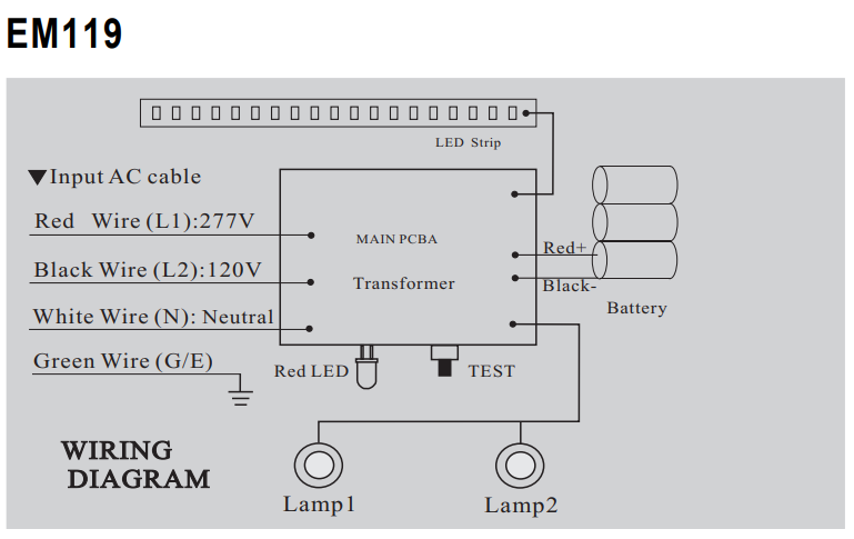 commercial lighted exit signs