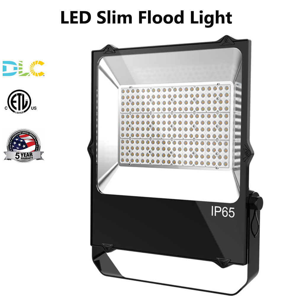 80W 100W 150W 200W 5000K Outdoor LED Slim Flood Lights