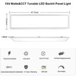 1x4 panel light