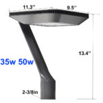 50w pole light