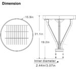 outdoor solar post lights