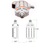 LED Shoebox Area Corn Light Bulb