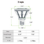 E26&E39 Base LED Garden Retrofit Light for Post Top Porch