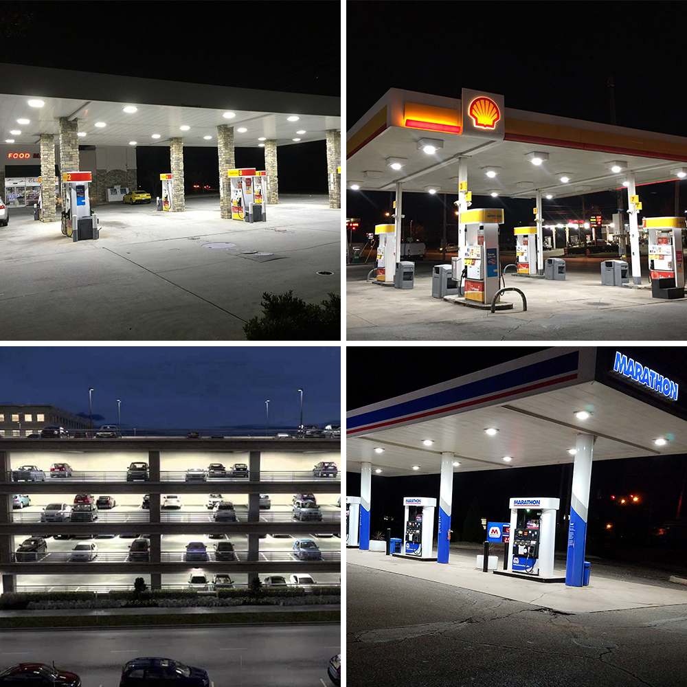 30W 45W 60W 5000K LED Parking Garage Light with PIR Motion