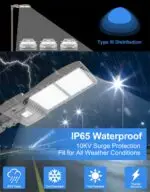 led parking lot fixture