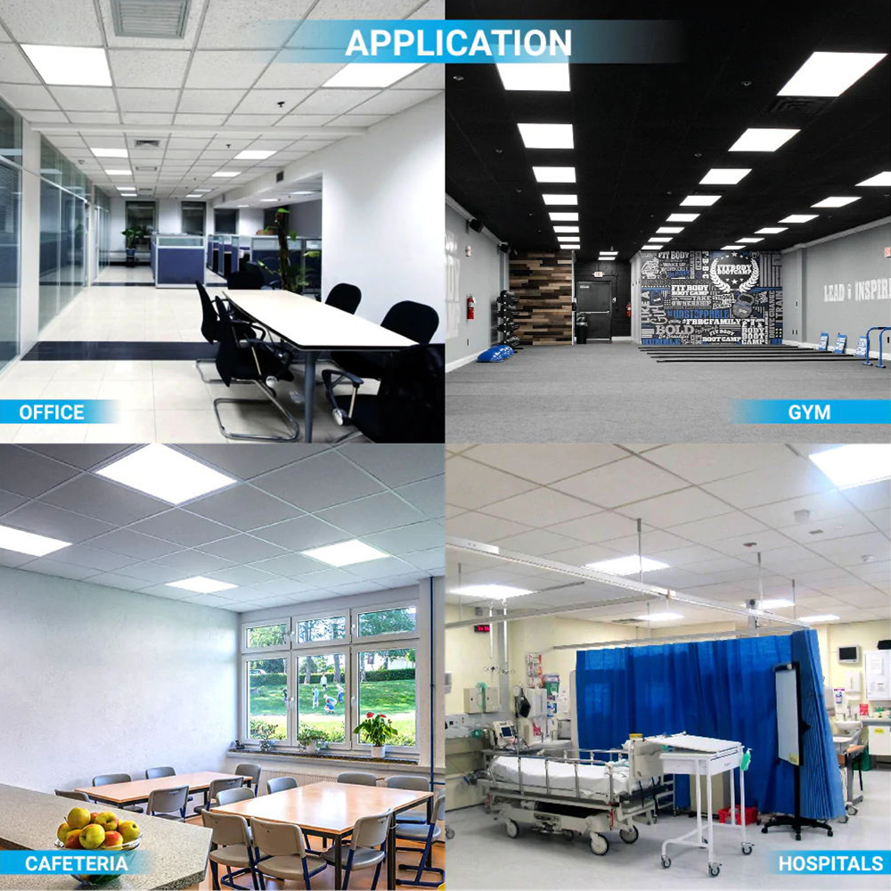 2X4 50W LED Panel Light Edge Lit Flush Mount Ceiling Light