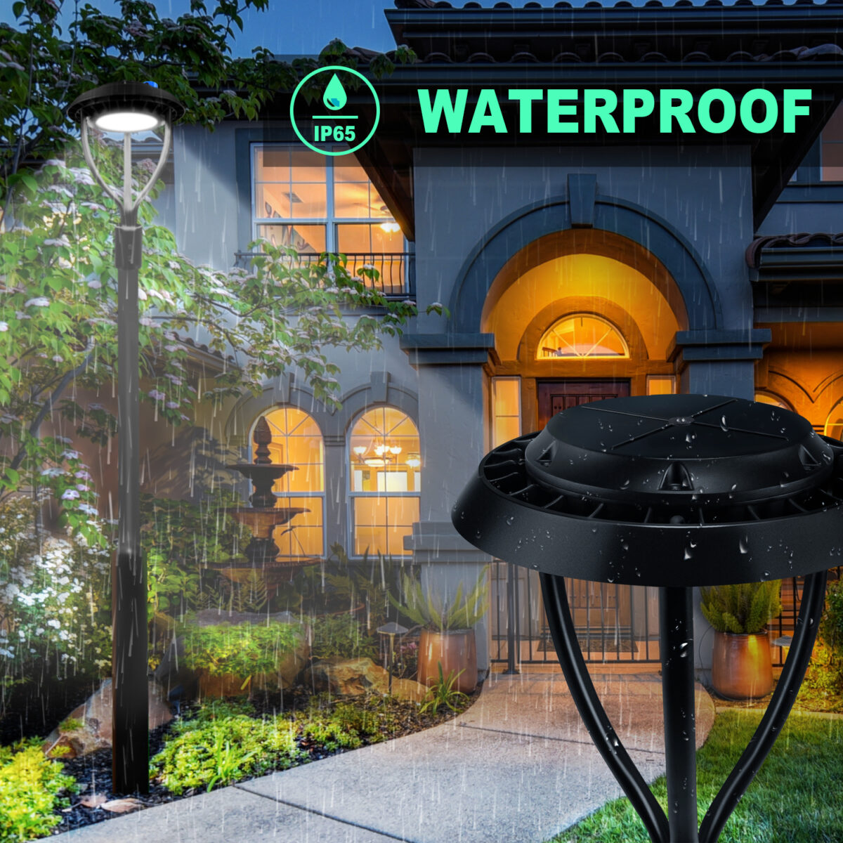 outdoor pole light fixtures