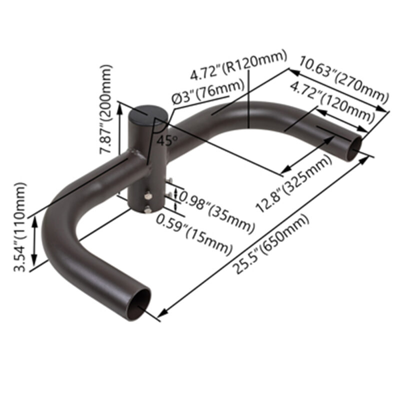 90° Bent Tenon Adapter