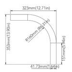barn light mounting arm