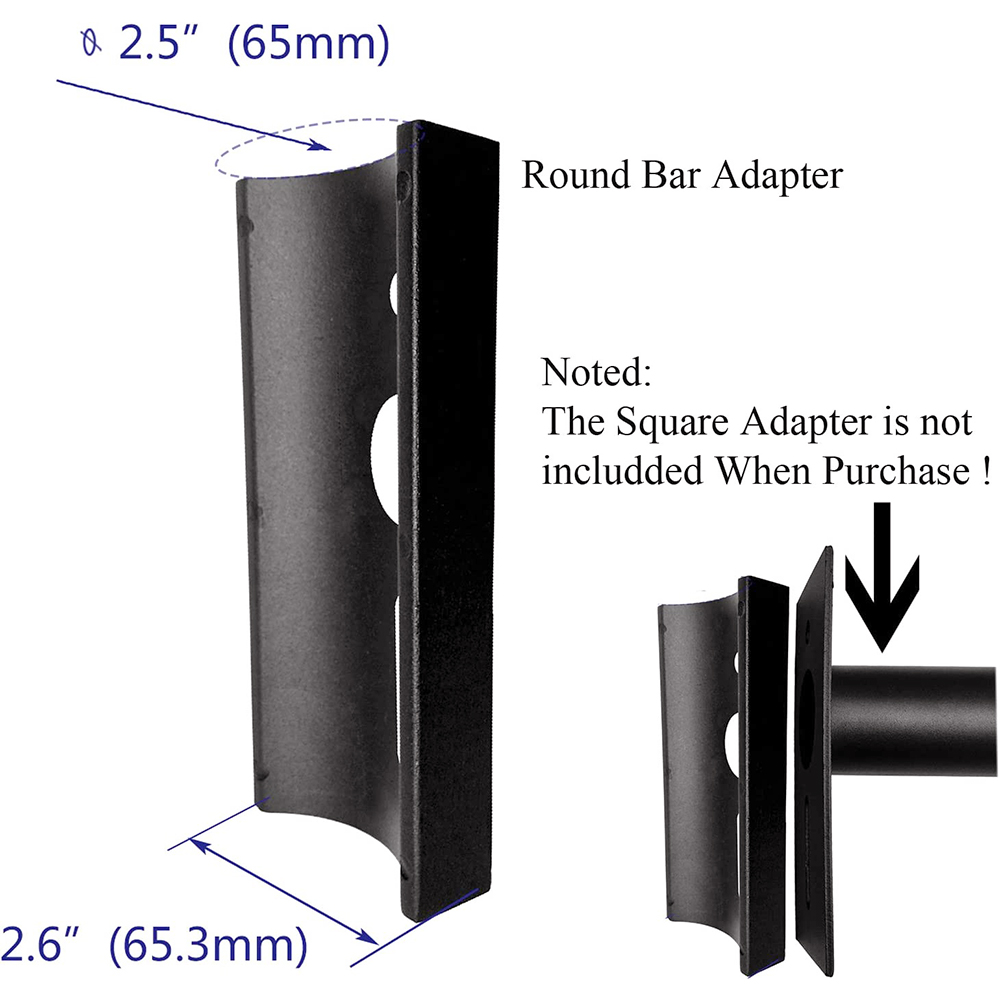 round bar adapter for tenon adaptor
