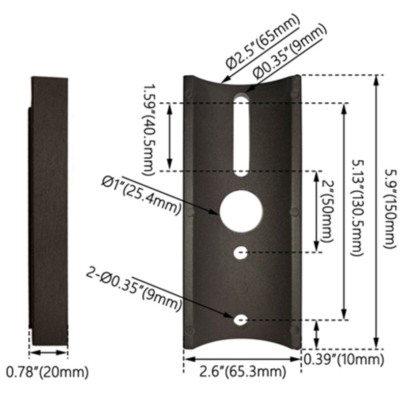 round pole adapter