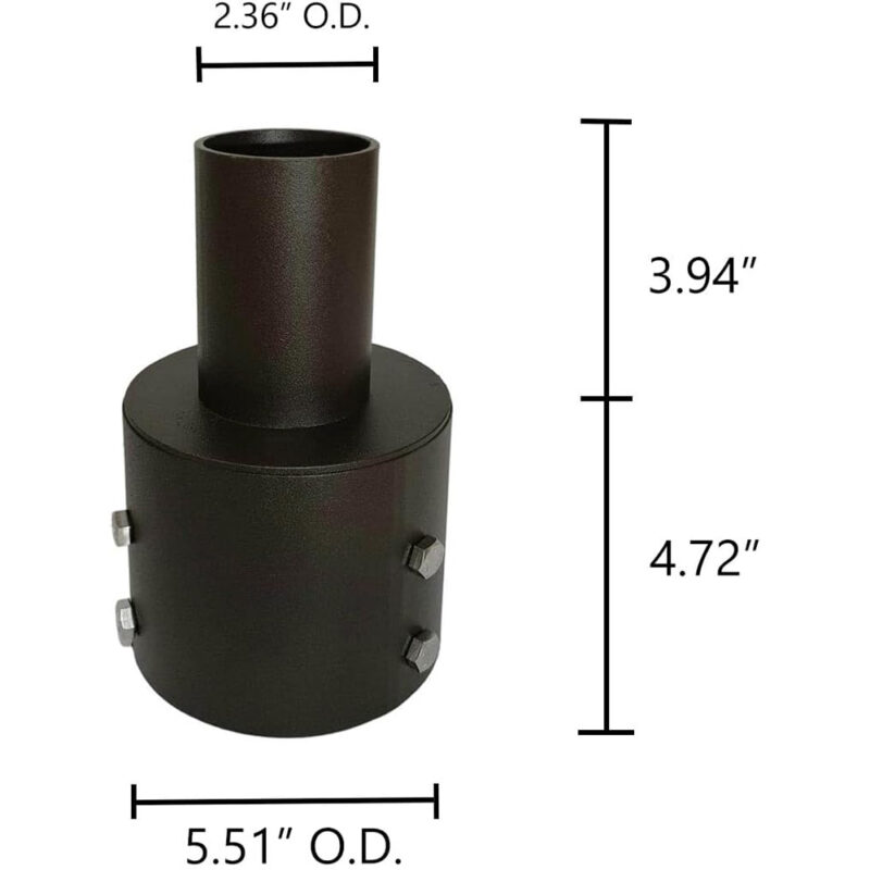 5in round adapter