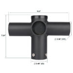 90 Degree Triple Pole Mount Bracket