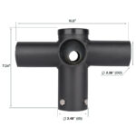 90 Degree Quad Tenon Adapter