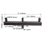 Low Profile Bullhorn with 3 Tenons Inline