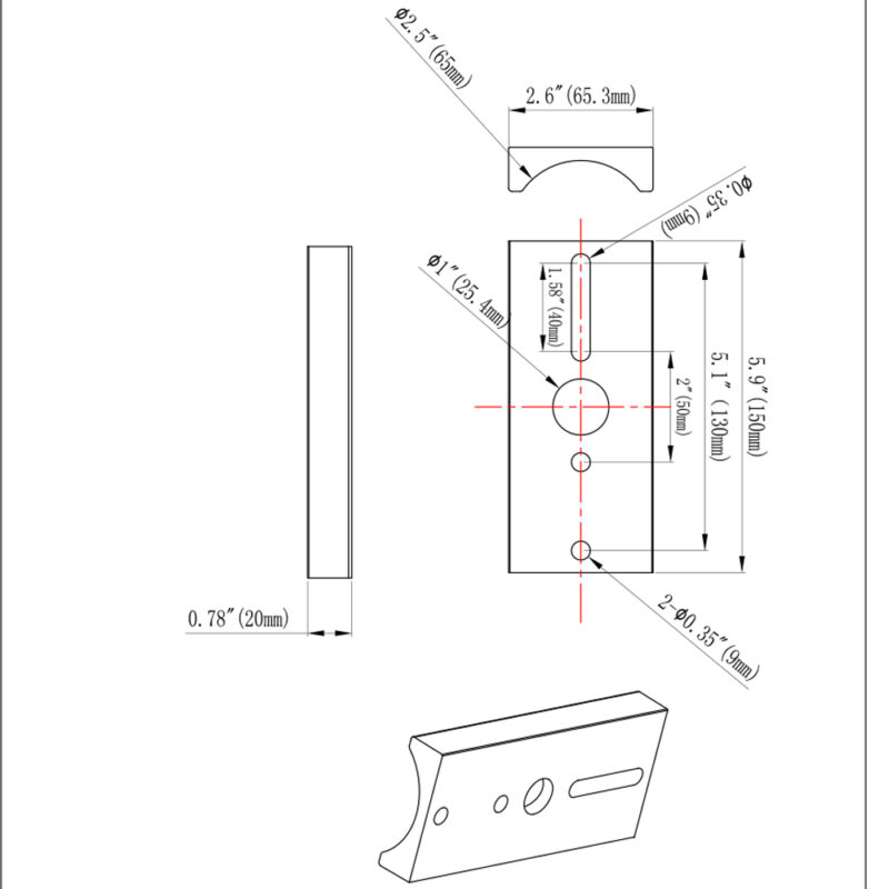 round pole adapter