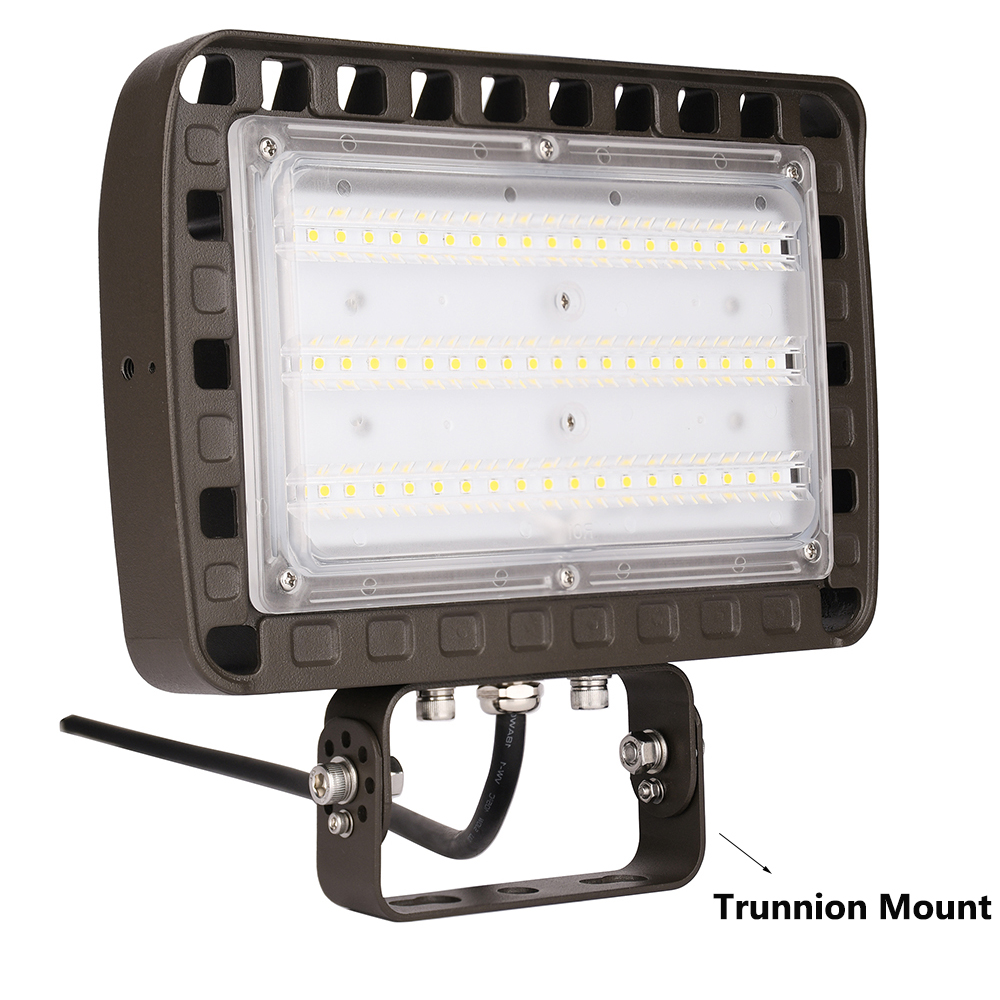 led flood lights with trunnion mount