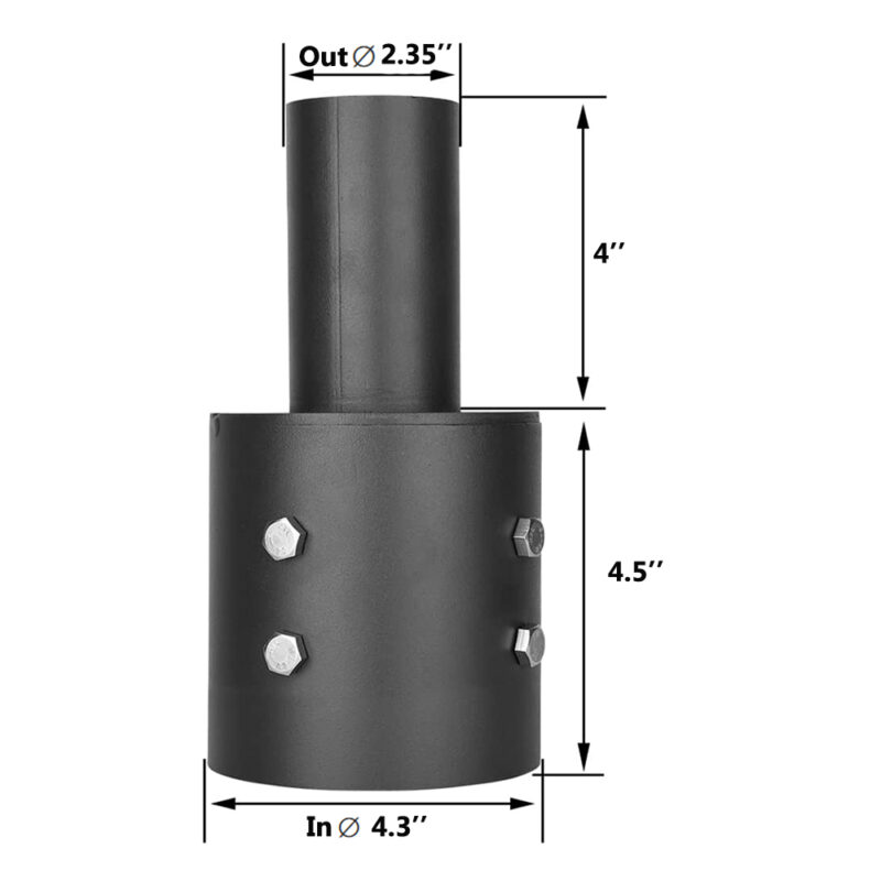 4 inch Slipfitter Pole Tenon Adapter