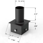 tenon adaptor bracket for 4 inch square pole