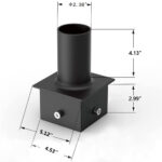 Tenon Adaptor Bracket for 5 inch Square Pole