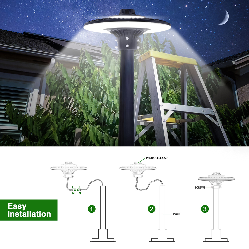 Outdoor Pole Lamp