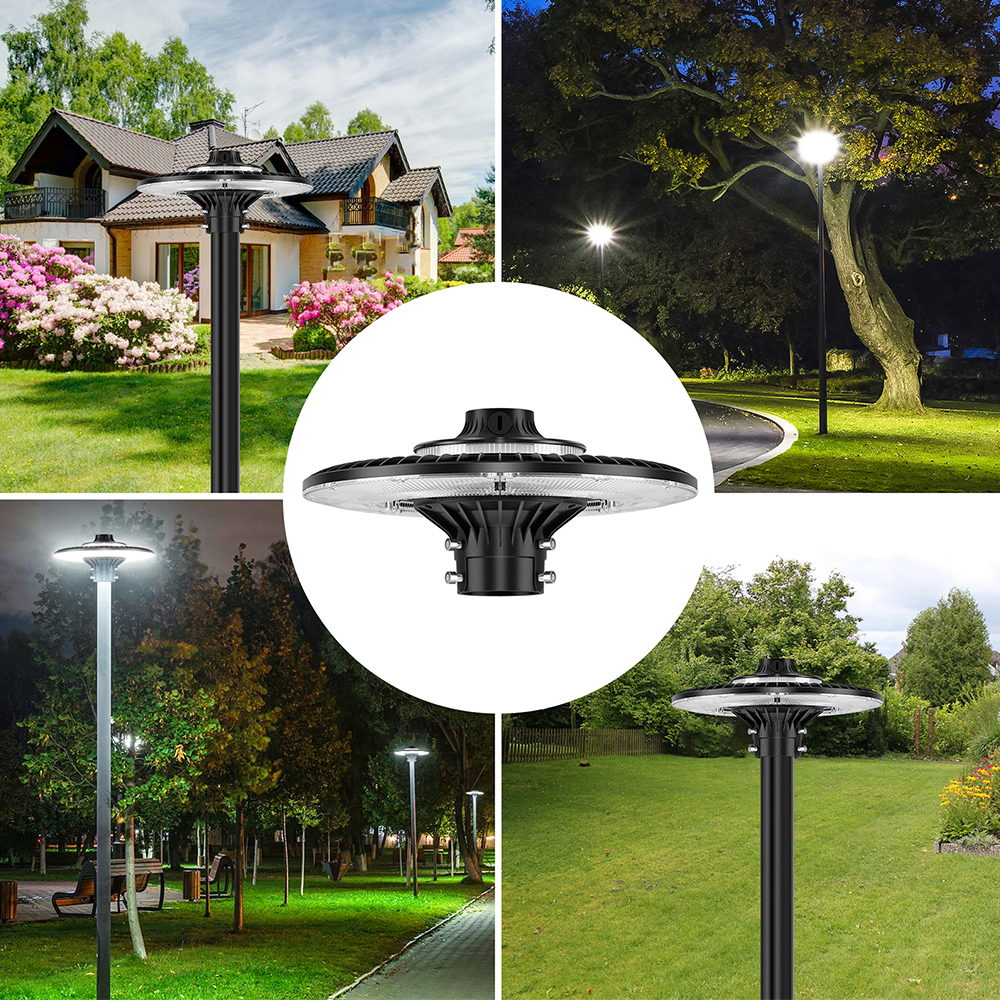 LED Post Top Lights with Photocell 60W 150W 5000K Daylight