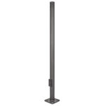 round straight steel poles