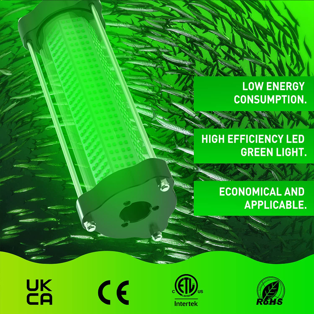 Fishing Light 12V 200W 300W IP68 LED Submersible Green Lights