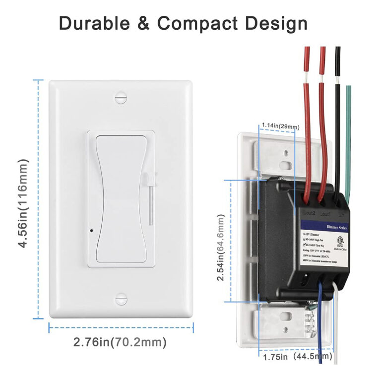 010V Digital Dimmer Light Switch for Dimmable LED Lights
