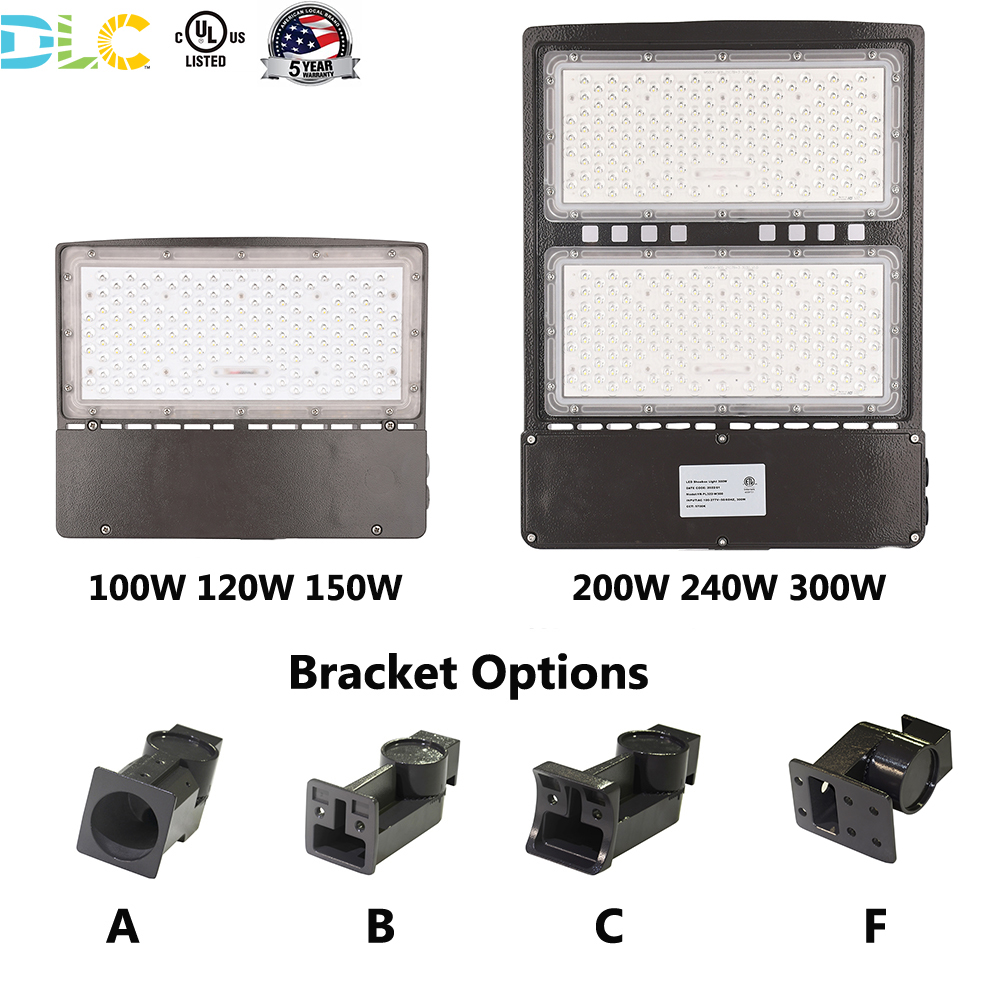led parking lot pole lights