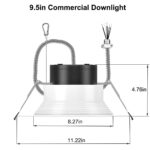 9.5in commercial downlight